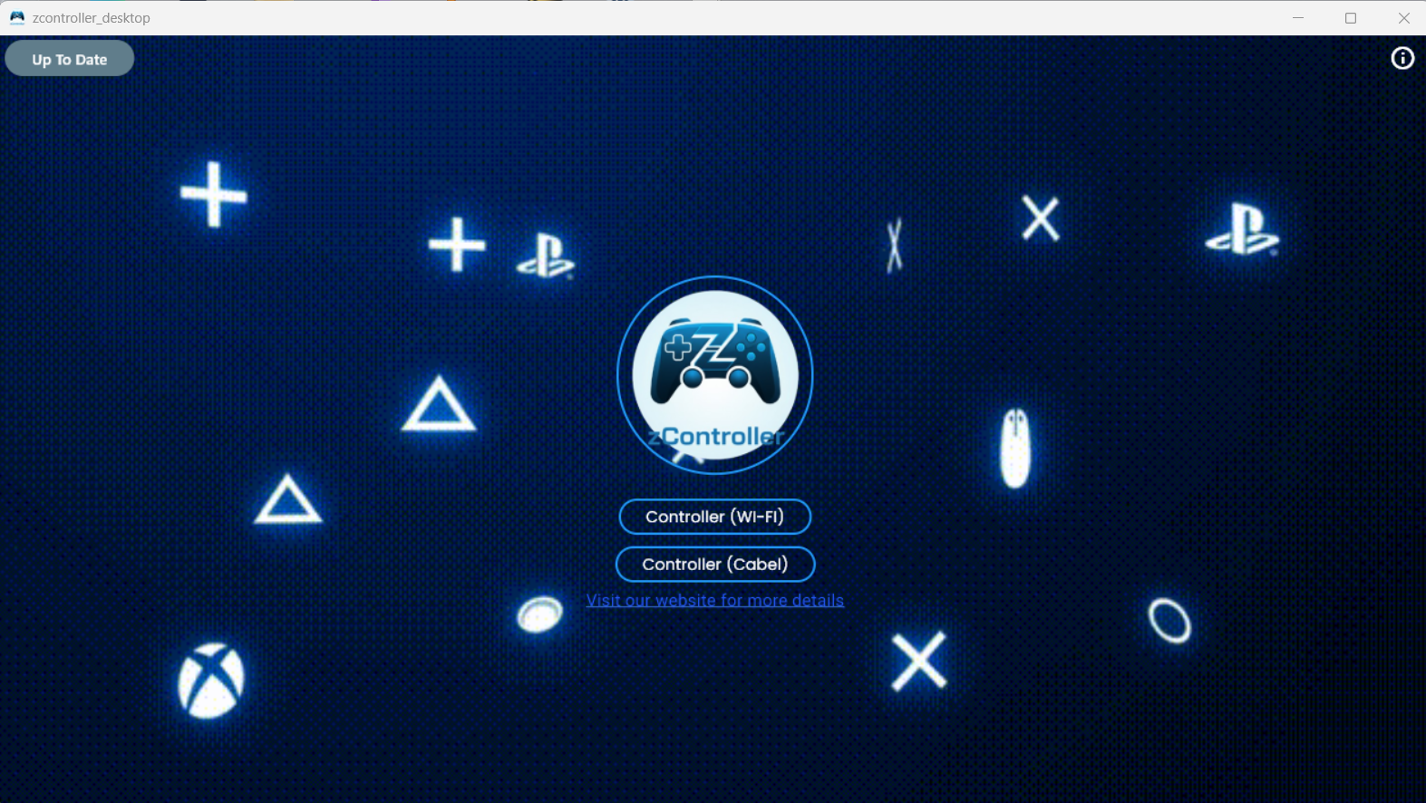 zController Desktop Homescreen