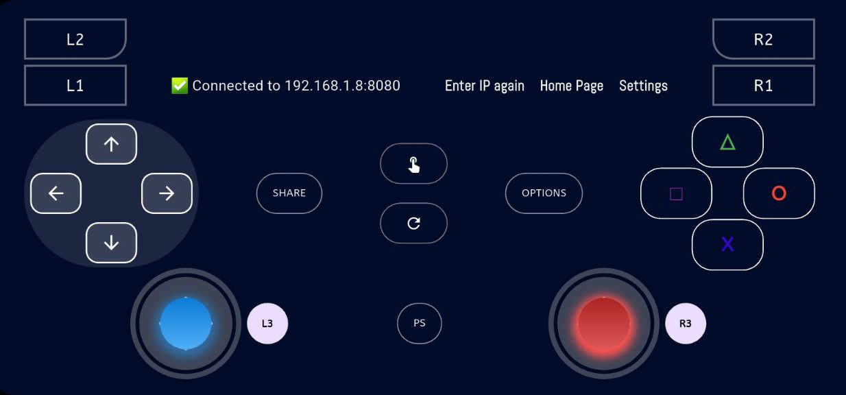 Mobile Controller Interface